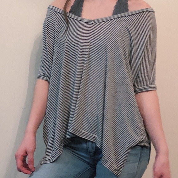 Brandy Melville Striped Top One Size - Picture 1 of 6